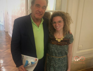 Oliver Stone y Presidente Correa